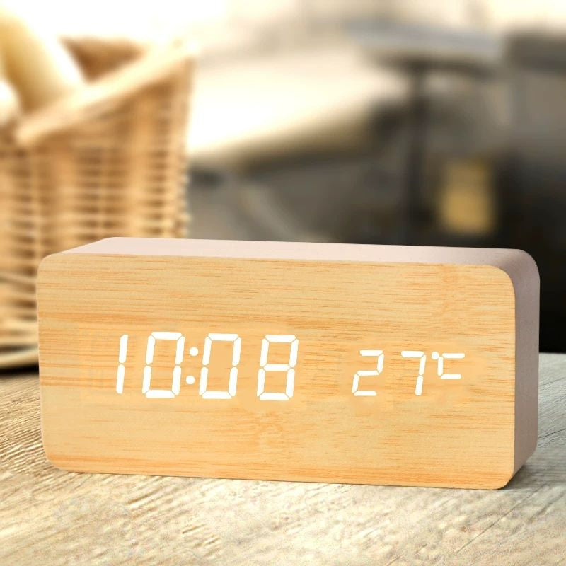 Dual Display Smart Digital LED Alarm Clock - Orchid Unique