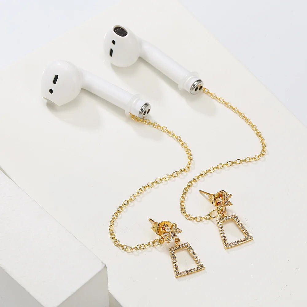 2024 Fashion Stars Earrings: Anti-Lost Wireless Earphone Holder for Airpods - Orchid Unique