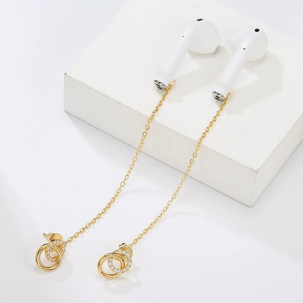 2024 Fashion Stars Earrings: Anti-Lost Wireless Earphone Holder for Airpods - Orchid Unique