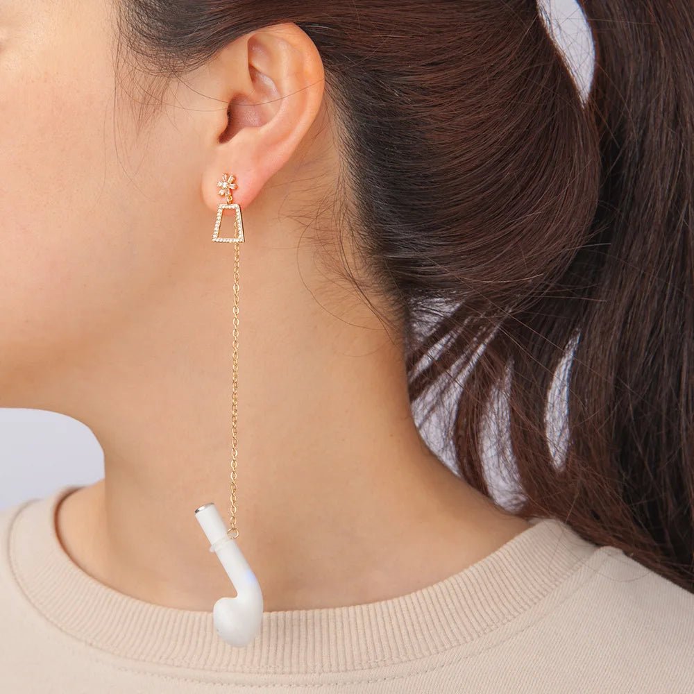 2024 Fashion Stars Earrings: Anti-Lost Wireless Earphone Holder for Airpods - Orchid Unique