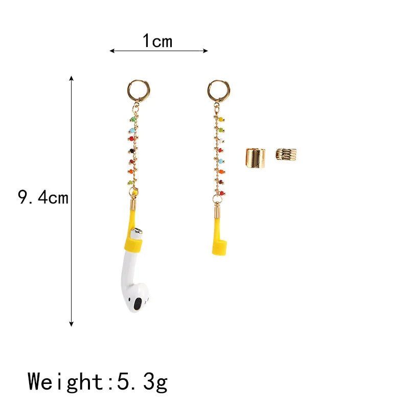 2024 Fashion Stars Earrings: Anti-Lost Wireless Earphone Holder for Airpods - Orchid Unique
