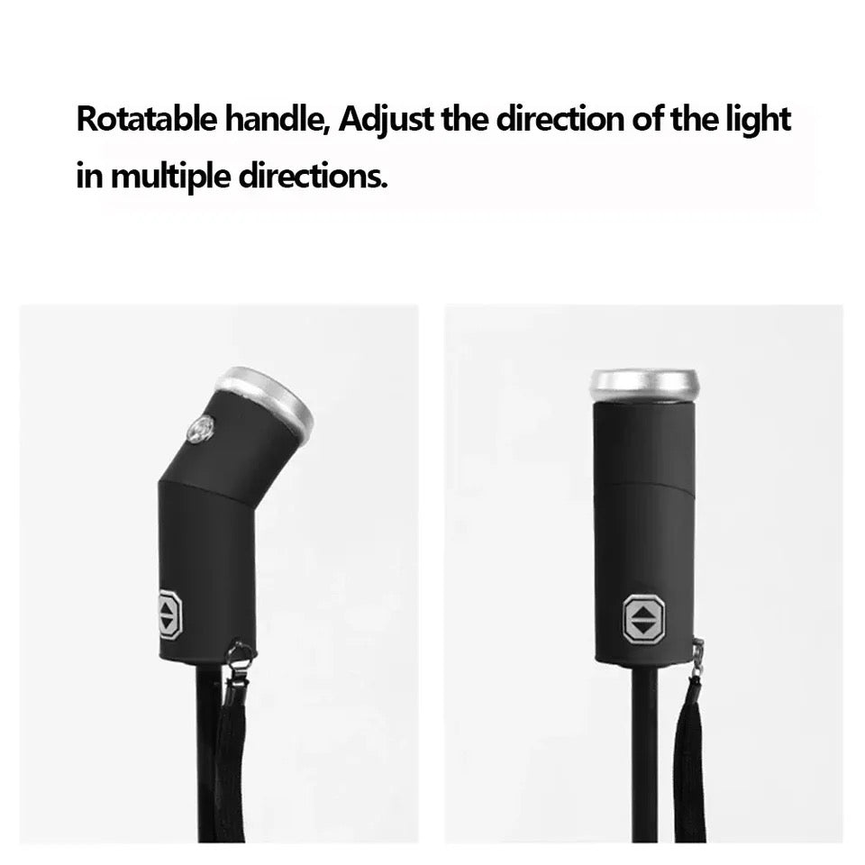 2024 Orchid Unique Windproof LED + Reflective Light Umbrella - Orchid Unique