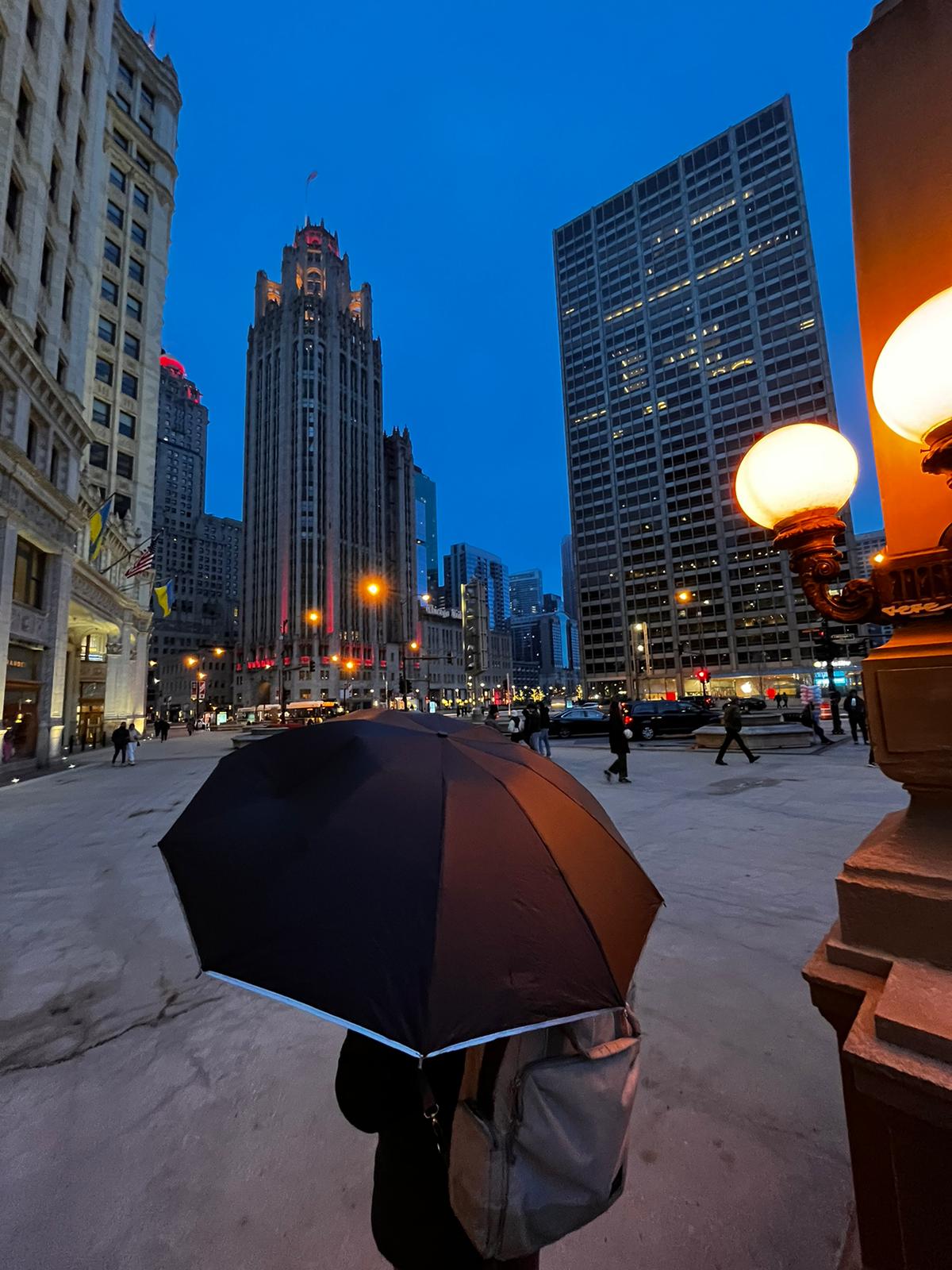 2024 Orchid Unique Windproof LED + Reflective Light Umbrella - Orchid Unique