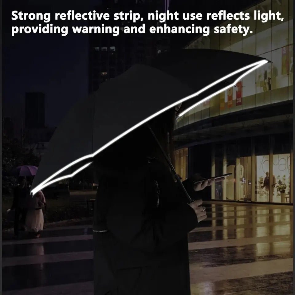 2024 Orchid Unique Windproof LED + Reflective Light Umbrella - Orchid Unique