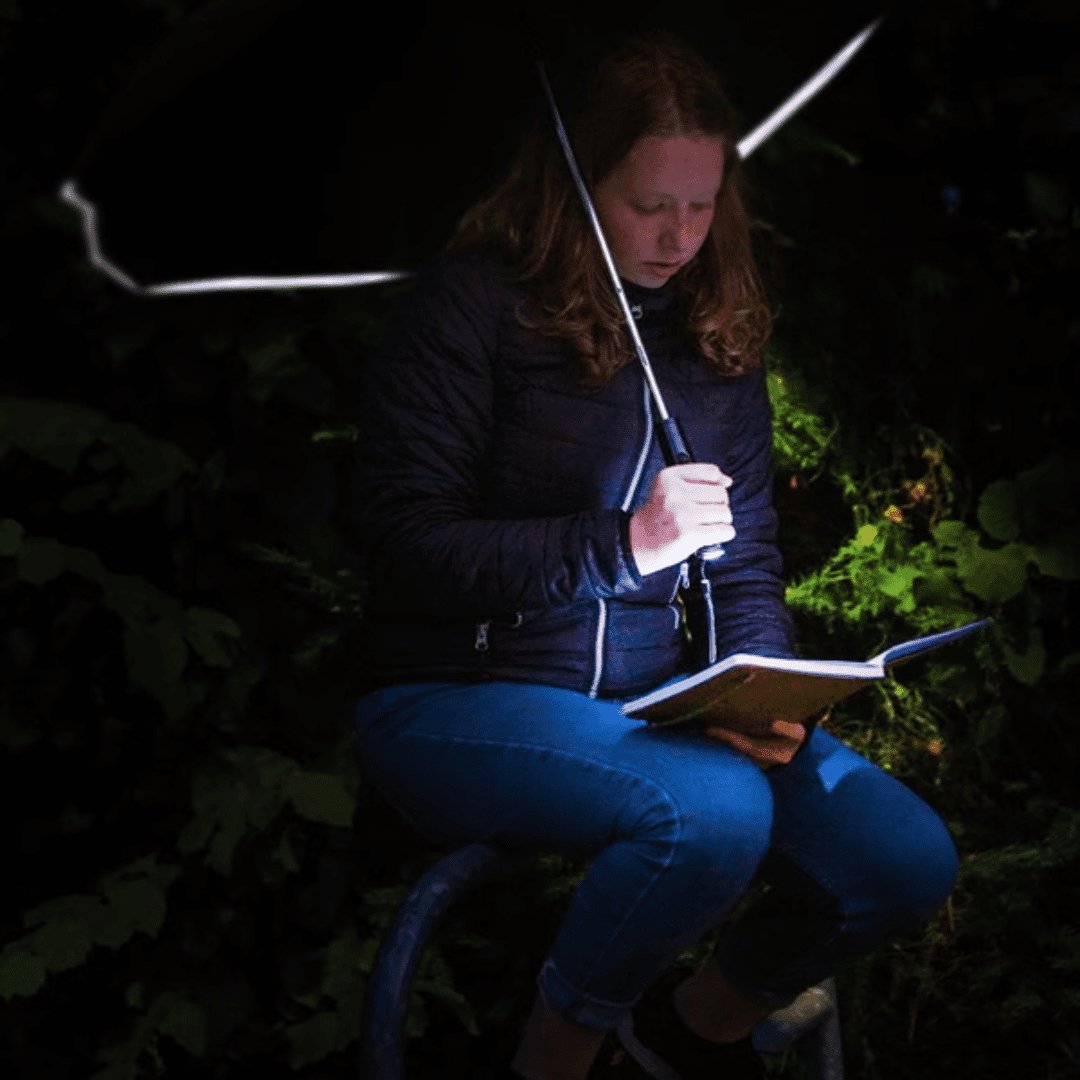 2024 Orchid Unique Windproof LED + Reflective Light Umbrella - Orchid Unique