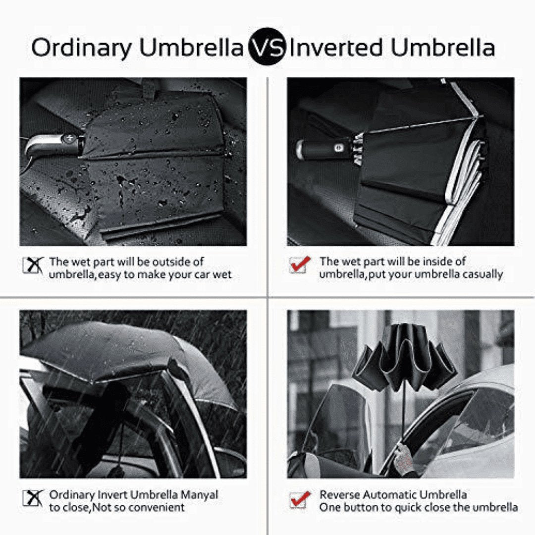 2024 Orchid Unique Windproof LED + Reflective Light Umbrella - Orchid Unique