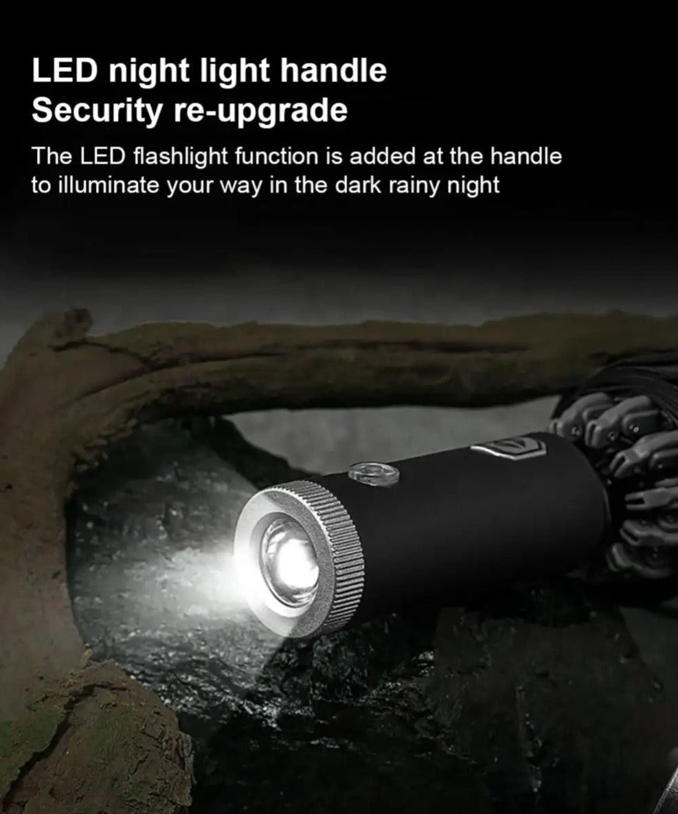 2024 Orchid Unique Windproof LED + Reflective Light Umbrella - Orchid Unique