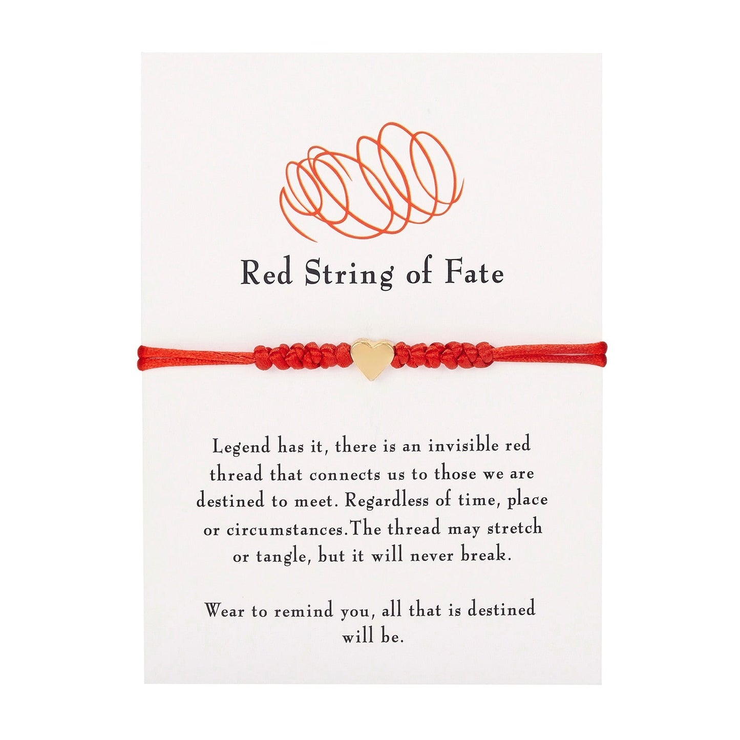 2Pcs 7 Knots Red Black String Bracelet - Orchid Unique