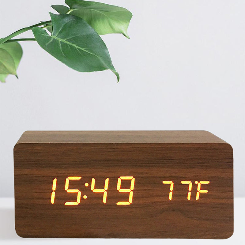 Dual Display Smart Digital LED Alarm Clock - Orchid Unique