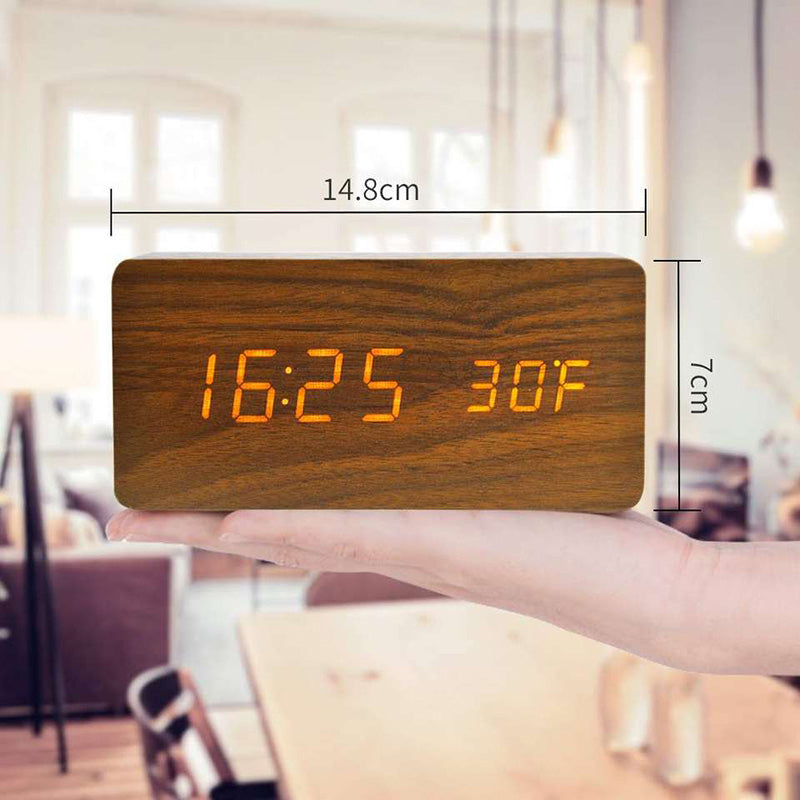 Dual Display Smart Digital LED Alarm Clock - Orchid Unique