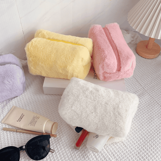 Fur Makeup Travel Bag