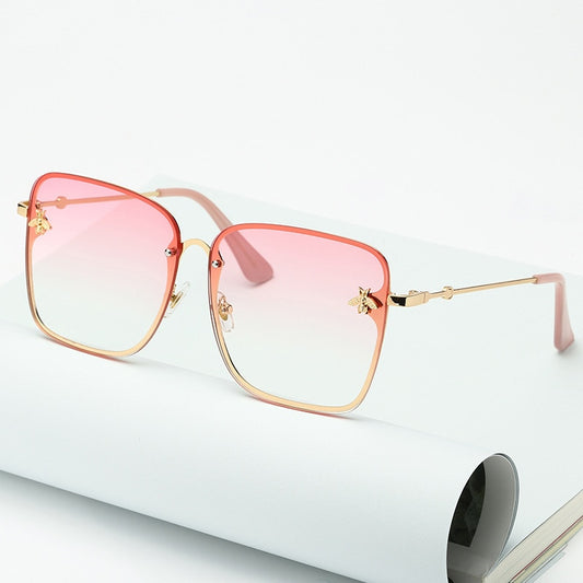 Vintage Oversized Rimless Sunglasses