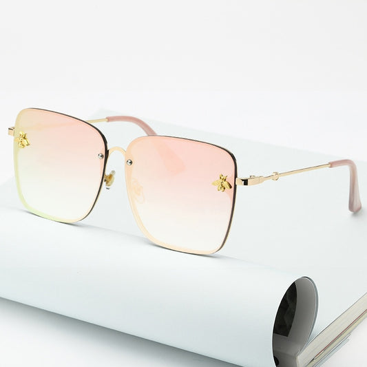 Vintage Oversized Rimless Sunglasses