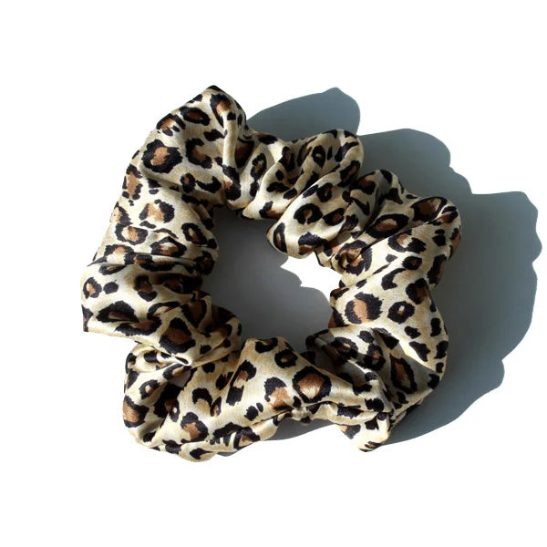 Luxury 100% Pure Mulberry Silk Scrunchies – Large 19 Momme Hair Ties for Women & Girls | No Damage, Soft & Gentle Elastic Bands