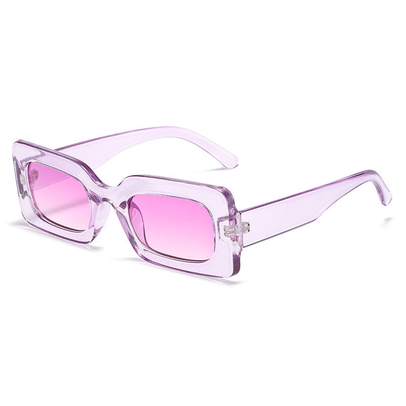Vintage-inspired rectangle sunglasses