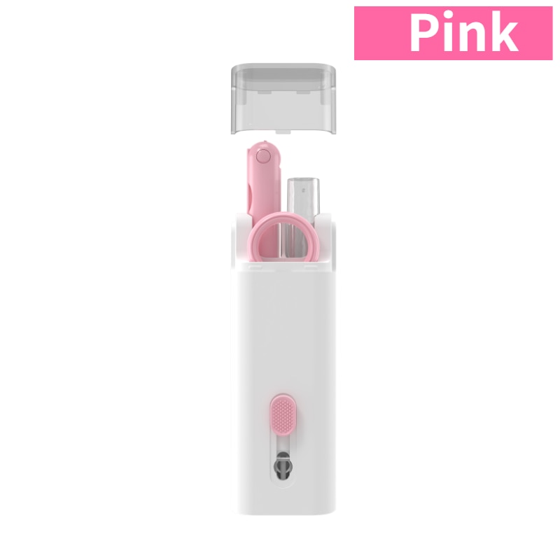 7-in-1 Computer Keyboard Cleaner Brush Kit Earphone Cleaning Pen For Headset iPad Phone Cleaning Tools Cleaner Keycap Puller Kit
