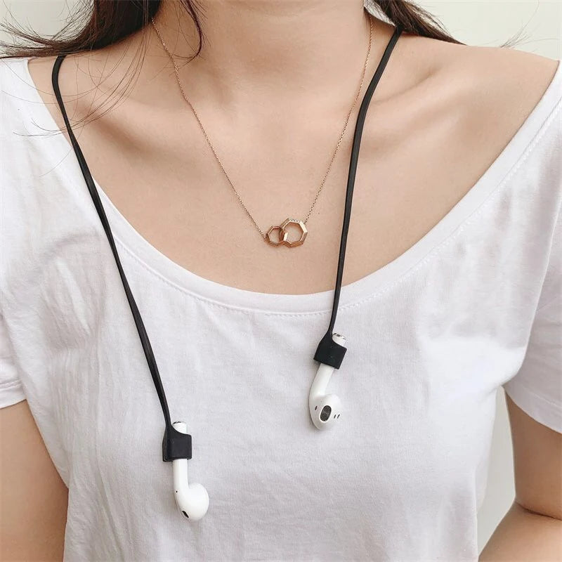 Silicone Earphone Rope Cable for AirPods Pro: Anti-Lost Strap Holder