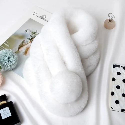 New Faux Fur Rabbit Scarf