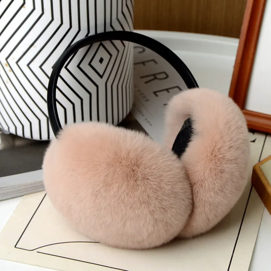 Rex Rabbit Fur Earmuffs