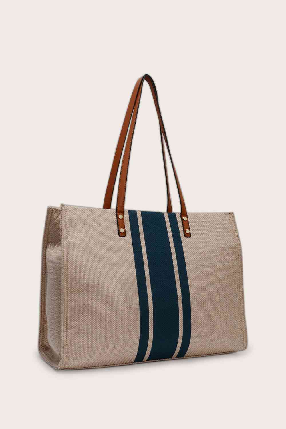 Striped Tote Bag - Orchid Unique Bag size: Oversize Material: Cotton, linen, polyester Product measurements: 16.5*5.5*12.2 in Khaki / One Size Striped Tote Bag Bag size: Oversize Material: Cotton, linen, polyester Product measurements: 16.5*5.5*12.2 in (Store description) 2 1 15637835 (Store description) 101300745948470 Khaki / One Size Orchid Unique