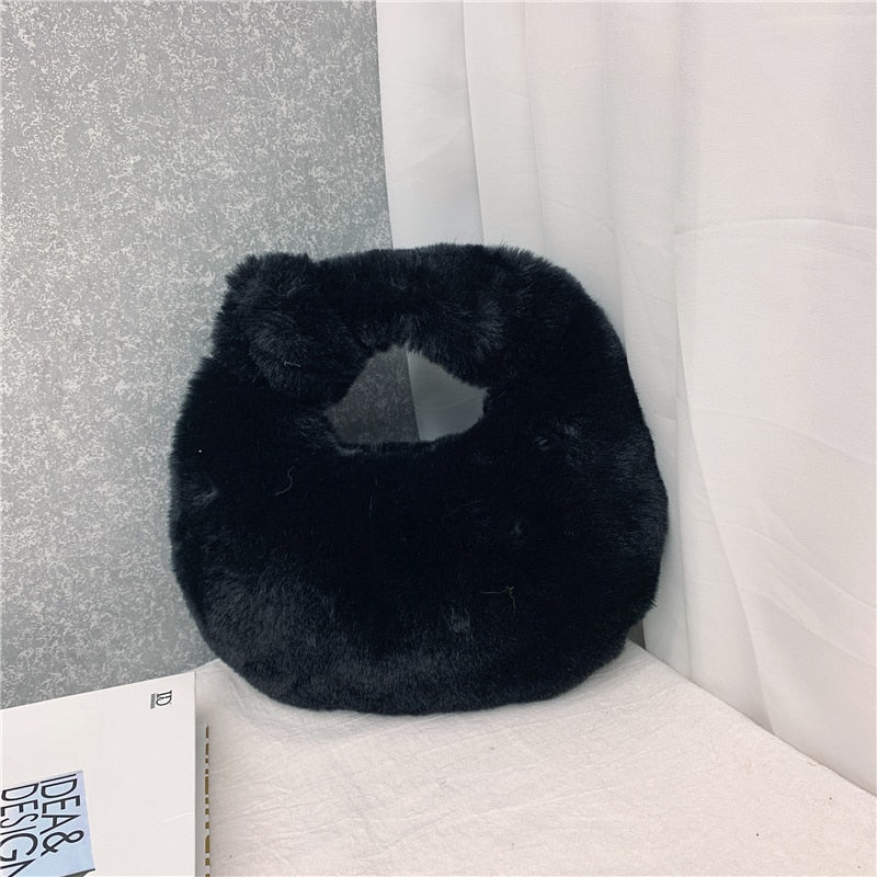Fur Women's Furry Half Moon Bags - Orchid Unique