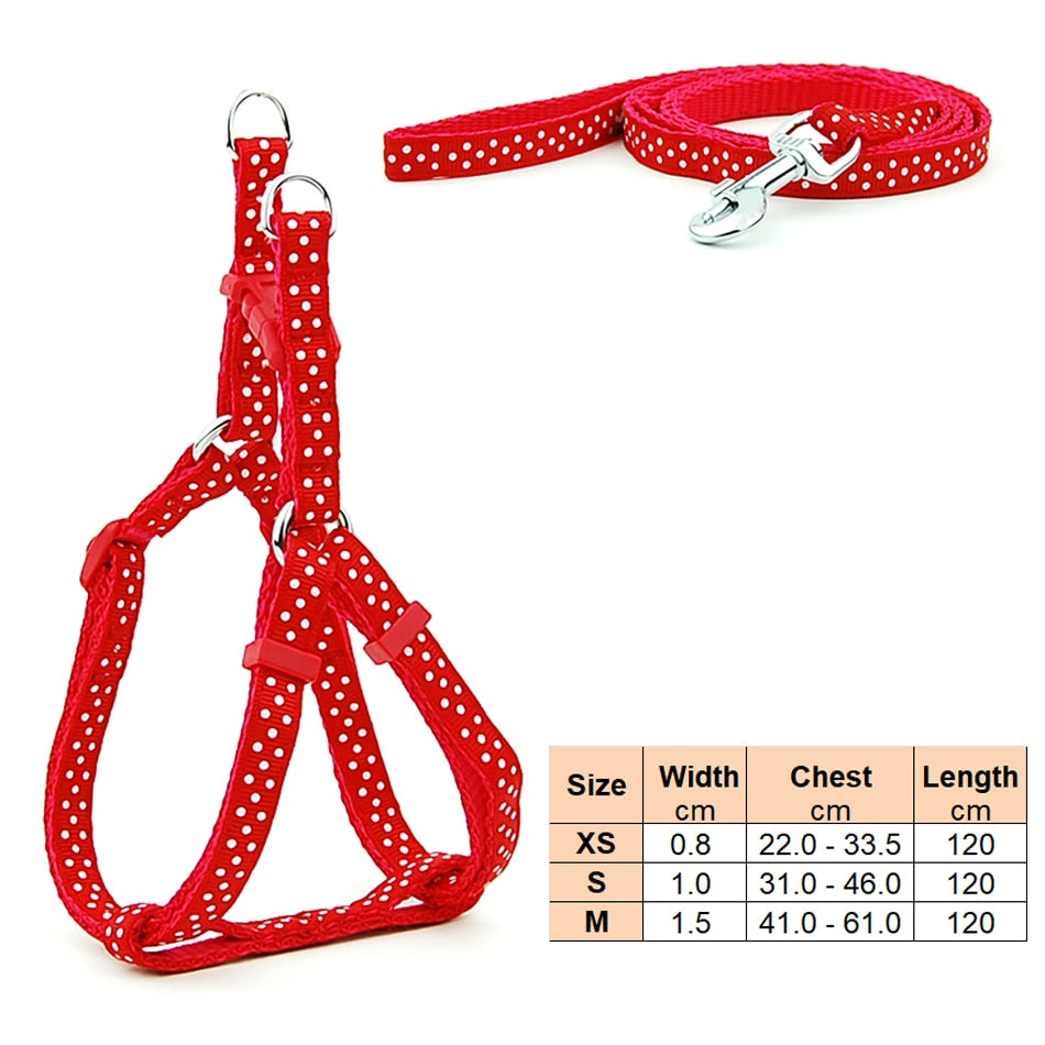 Adjustable small dog and cat harness - Orchid Unique
