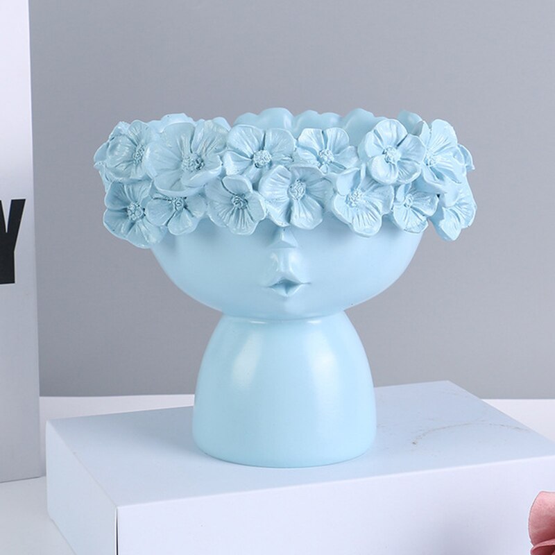 Nordic Resin Vase-Statue Sculpture - Orchid Unique