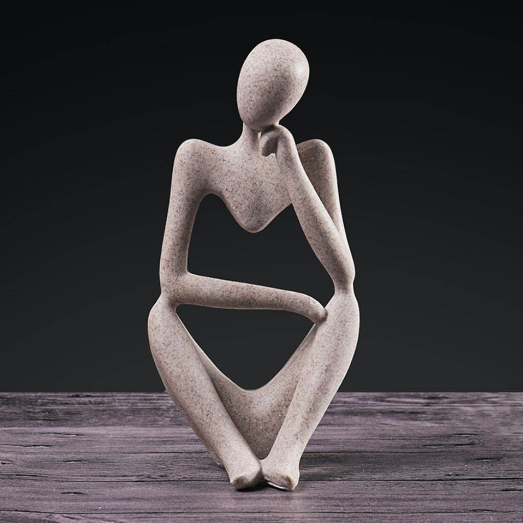 Thinker Statue - Orchid Unique