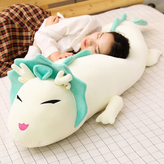 Cute Long Dragon Plush Soft Cushion - Orchid Unique
