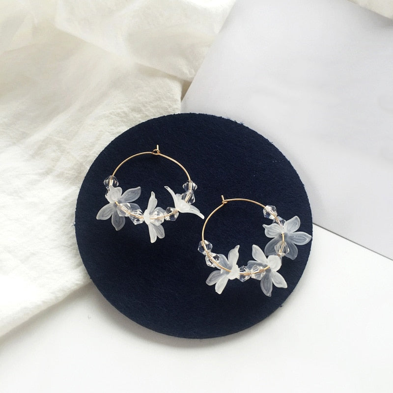 Flower Handmade Bohemia Earrings - Orchid Unique