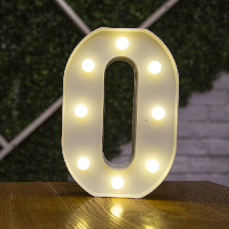 Luxury Alphabet Letter LED Lights - Orchid Unique