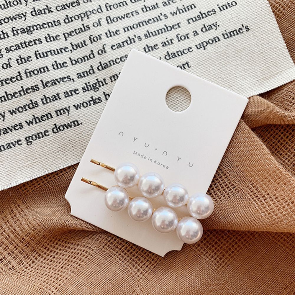 Pearl Metal Hairclips - Orchid Unique