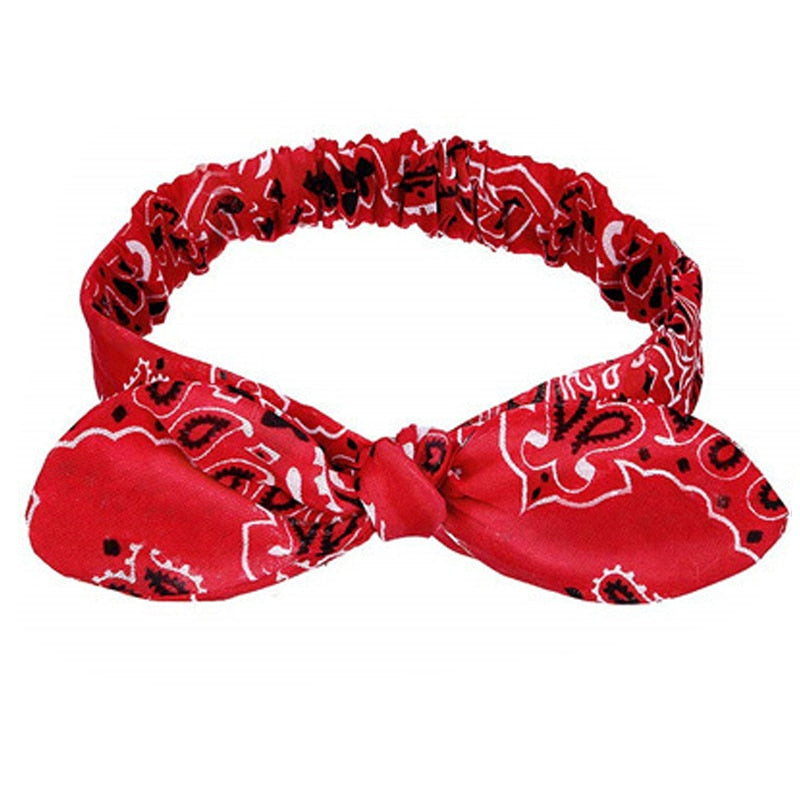 Vintage Cross Knot Elastic Hairbands - Orchid Unique