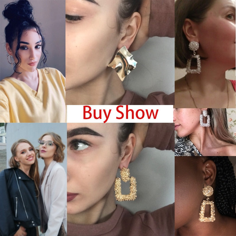Fashion Statement Earrings - Orchid Unique
