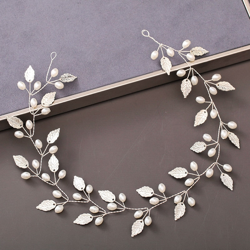 Pearl Rhinestone  Headband - Orchid Unique