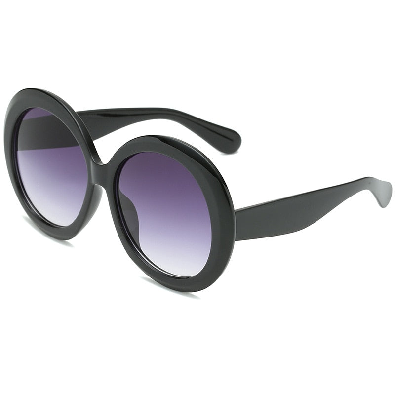 Round Oversized Sunglasses - Orchid Unique