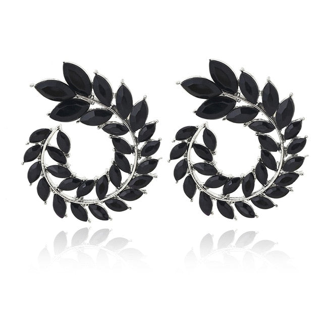 XIYANIKE 10 Colors Rhinestone Statement Earrings - Orchid Unique