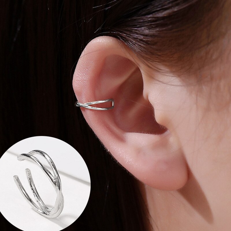 Punk Gold Metal Ear Cuff/Clip - Orchid Unique