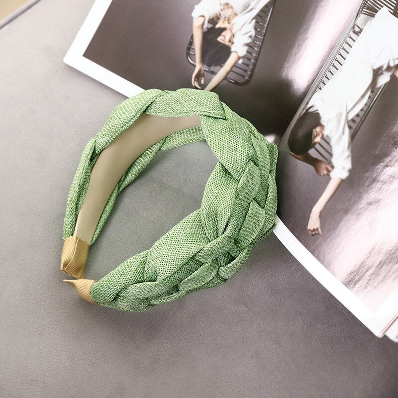 Color Fabric Casual Headband - Orchid Unique