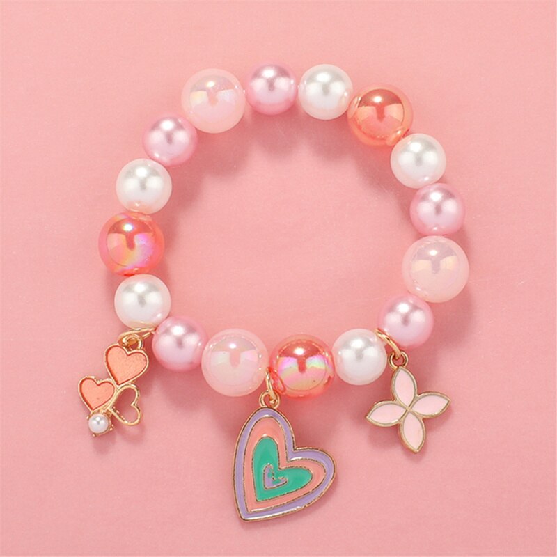 Cute beads Bracelet - Orchid Unique