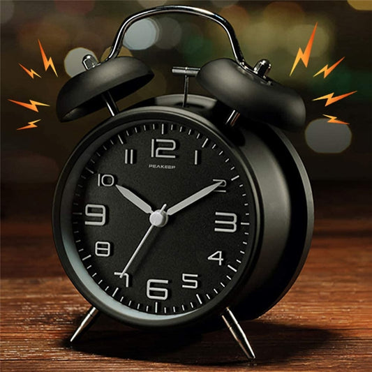 Twin Bell Loud Alarm Clock - Orchid Unique