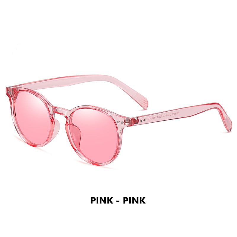 Retro Round Sunglasses - Orchid Unique