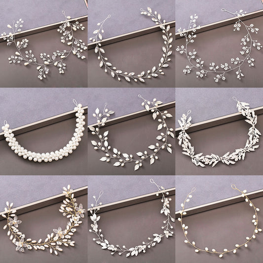 Pearl Rhinestone  Headband - Orchid Unique