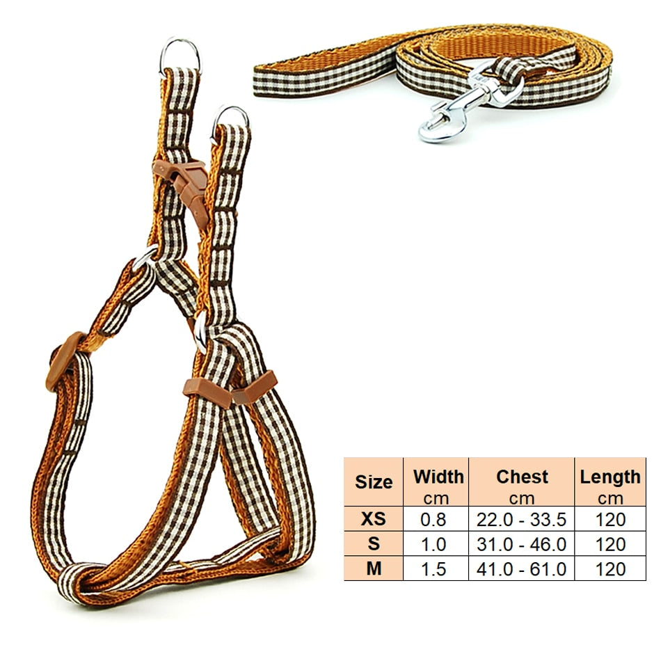 Adjustable small dog and cat harness - Orchid Unique
