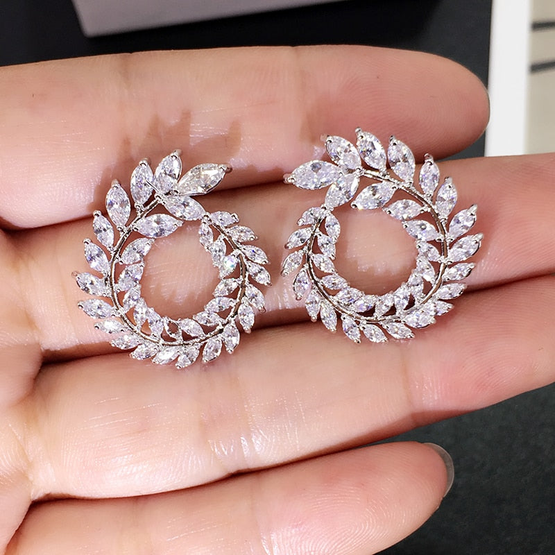 XIYANIKE 10 Colors Rhinestone Statement Earrings - Orchid Unique