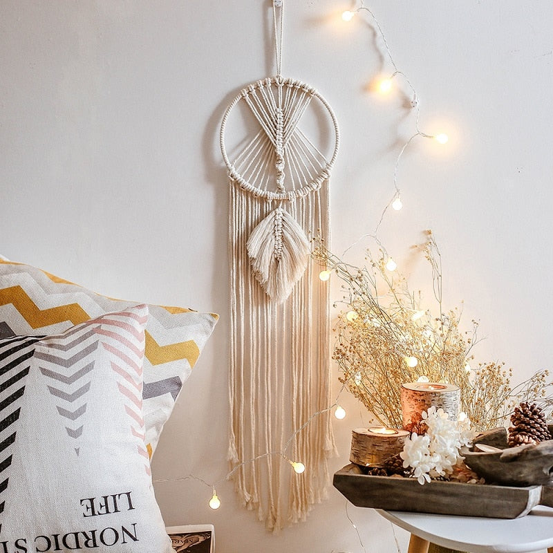 Nordic Dreamcatcher Wall Hanging - Orchid Unique