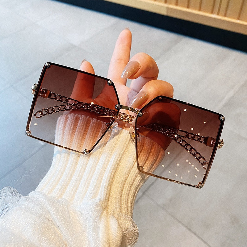 Oversize Sunglasses - Orchid Unique