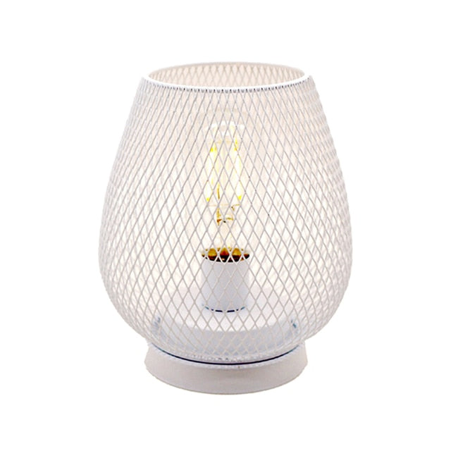Birdcage Shape Iron Table Lamp - Orchid Unique