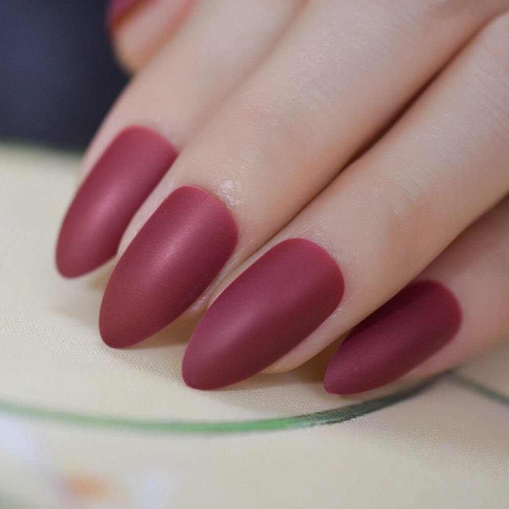 French Ballerina Coffin False Nails - Orchid Unique