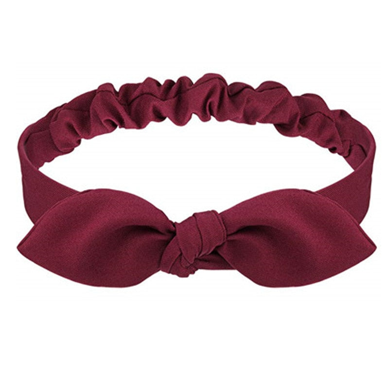 Vintage Cross Knot Elastic Hairbands - Orchid Unique